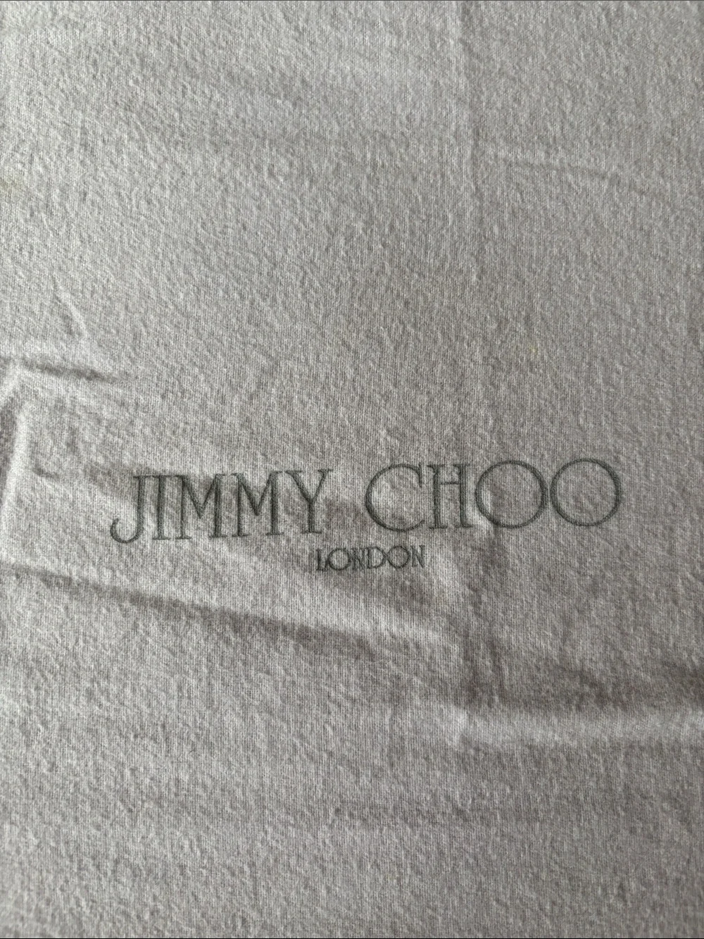 Jimmy Choo Light Pink Drawstring Dust Bag
